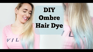 How To Ombre Hair  Non permanent Hair Dye SPRAY  LquotOREAL Colorista REVIEW [upl. by Ohare]