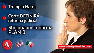 AristeguiEnVivo Estados Unidos vota entre Harris y Trump SCJN definirá reforma judicial  51124 [upl. by Casanova]