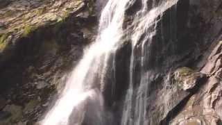 Powerscourt Waterfall CoWicklow Ireland [upl. by Nilyak]