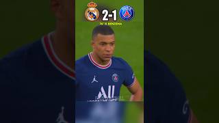 Real Madrid 🇪🇸 VS PSG 🇫🇷 UCL 2022 Mbappe Offside Benzema Aura [upl. by Enieledam]