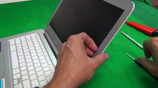 HP Chromebook 14 G4 14AK Laptop Screen Replacement Procedure [upl. by Eisteb]