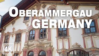 Oberammergau 2022 GERMANY • 4K 60fps ASMR Real Time Virtual Walking Tour [upl. by Skyler]