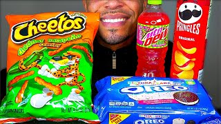 ASMR EATING JUNK FOOD MUKBANG JERRY INTENSE CRUNCHY FOOD SOUNDS NO TALKING [upl. by Griffie]