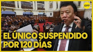 🚨Alerta Suspenden al congresista Enrique Wong Pujada por 120 días de legislaturaquot [upl. by Pembroke]