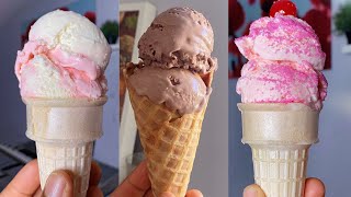 Let’s Make Ice Cream At Home With Only 3 Ingredients  3 Flavors Using 2 Easy Methods [upl. by Yntirb383]