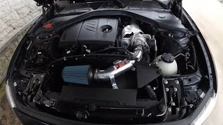 BMW 116i F20 Injen CAI and Racechip Installation [upl. by Aicatan]