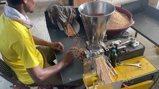 100kg Dry Agarbatti Production By 6GPro Agarbatti Making Machine  High Speed Incense Stick Machine [upl. by Acenes]