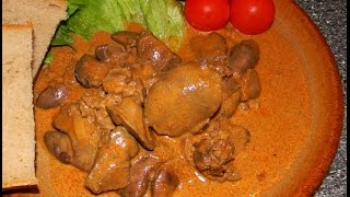 Nejchutnější pikantní kuřecí játra Spicy chicken livers  videorecept [upl. by Dumas]