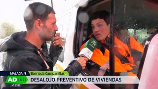 DESALOJO PREVENTIVO DE VIVIENDAS CAMPANILLAS 2024  PROTECCIÓN CIVIL MÁLAGA  ANDALUCÍA DIRECTO [upl. by Auod765]