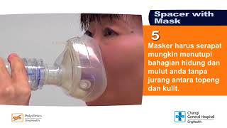 How to use an MDI Spacer Mask Malay [upl. by Anayia]