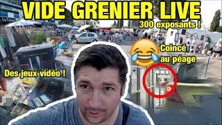 VIDE GRENIER LIVE  UN GRAND MOMENT  😂 [upl. by Brittain]