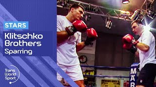 Klitschko Brothers Sparring  2000 Footage  Trans World Sport [upl. by Moriah]