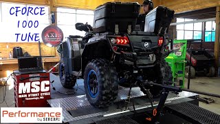 2022 CFMOTO CFORCE 1000 MSC Tune More Horse Power amp Torque [upl. by Ennaegroeg]