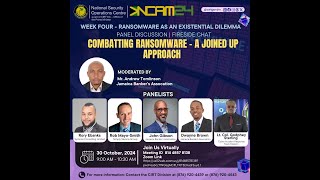 NCAM24 Week Four  Panel Discussion Combatting Ransomware  A Joined Up Approach [upl. by Beall736]