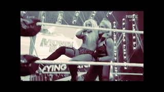 Zelina Vega  Corner Springboard Headlock Takedown [upl. by Ocicnarf]