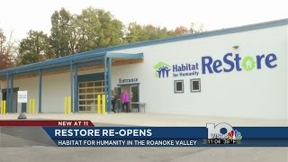 Habitat for Humanity ReStore reopens [upl. by Ocsecnarf747]