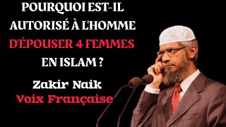 Je ny vois aucune logique quand il est autorisé aux hommes de marier plus dune femmes Zakir Naik [upl. by Nananne]