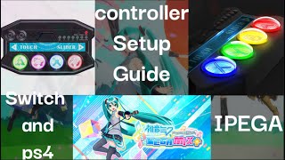 Controller Guide Setup Ipega Project Diva Mega Mix PC [upl. by Sinnek]