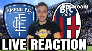 EmpoliBologna LIVE REACTION [upl. by Innavoj]