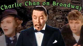 Charlie Chan on Broadway 1937  colorized [upl. by Nosle283]