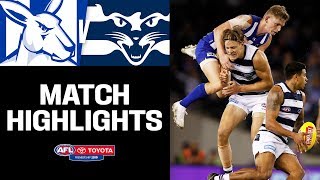 North Melbourne v Geelong Highlights  Round 8 2019  AFL [upl. by Galvan157]