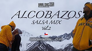 Alcobazos Salsa Romantica Mix Vol 2  Embalse Del Yeso  DJ Marlong Son  Chile Drone 4k [upl. by Nahseez]