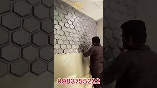 PVC 3D Wall Panel l All Over India l Ansari Decor ytshorts subscribe shorts viralvideo reels [upl. by Auqinihs]