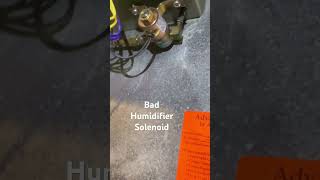 Humidifier solenoid leaking water [upl. by Nnahteb821]