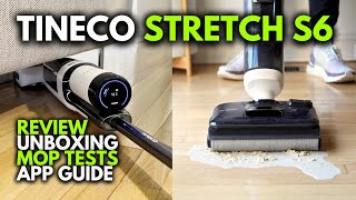 TINECO Floor One STRETCH S6  Review Guide amp Cleaning Tests [upl. by Doownel260]