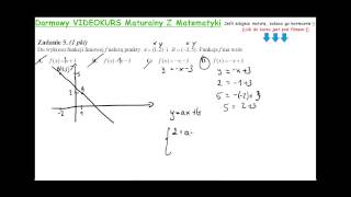 Zadanie 5 matura poprawkowa sierpień 2011 [upl. by Llertak]