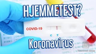 HJEMMETEST PÅ KORONA  JA ELLER NEI [upl. by Aiekam396]