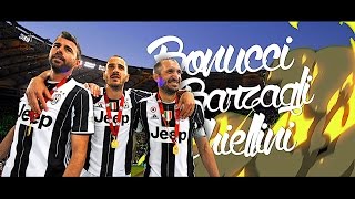 Bonucci Barzagli Chiellini • BBC 1617 • AMAZING Defence [upl. by Melina]