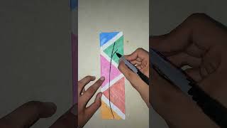 beautiful book mark art coloured artistdrawing drawing art shorts artandcraft [upl. by Akihsay]