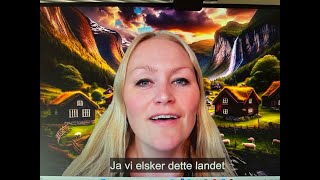 Video 1128 Lær den norske nasjonalsangen Karense synger JA VI ELSKER [upl. by Savage]