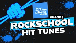 Every Hit Tune from Rockschool DRUMS Grade 1 2024 [upl. by Judd]