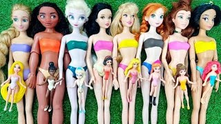 ASMR 5 MYSTERY SURPRISES Disney Princess Miniature Dolls Satisfying Unboxing NO Talking Video DIY [upl. by Golanka475]