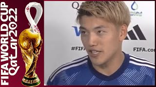 Ritsu Doan Post Match Interview I Japan 21 Spain I World Cup Qatar 2022 [upl. by Nino]