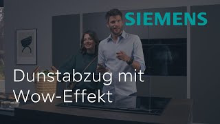 Optimale Absaugleistung Unauffällig Dämpfe beseitigen dank glassdraftAir  Siemens Dunstabzug [upl. by Lada]