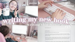 writing my new book 📖💭july nanowrimo planning plotting write with me vlog  productive writing day [upl. by Tterraj]