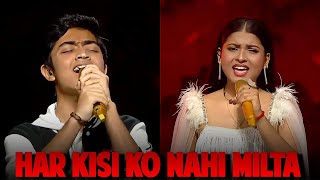 Har Kisi Ko Nahi Milta  Shubh X Arunita Performance Superstar Singer 3 Reaction [upl. by Ahseinaj]