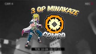 3 OP Minakaze Combos  Shindo Life [upl. by Aleyam]