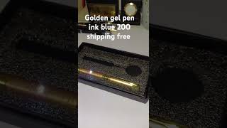 Golden pen gel pen best quality [upl. by Carolan227]