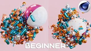 Cinema 4D Tutorial Beginner  Create Your First Animation In 10 Minutes [upl. by Nivlag]