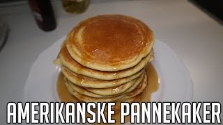 HJEMMELAGDE AMERIKANSKE PANNEKAKER [upl. by Inatsed]