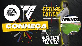 EA FC  ESTILOS TÁTICOS  AUXILIAR TECNICO  TREINOS VIDEO AMOSTRA [upl. by Allison]