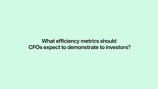 Efficiency metrics amp priorities for scaleup CFOs Payhawk [upl. by Ariaes]