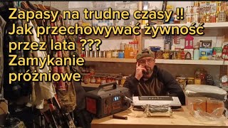 Nora Preppersa Przechowywanie żywności Pakowanie próżniowe zapasy preppers żywność [upl. by Rhodes976]