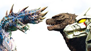 ALATREON vs GHIDORAH and Div GODZILLAS  ARK Kaiju Battle [upl. by Georgina]