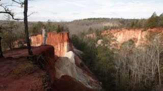 Providence Canyon State Park in Lumpkin GA with Road Trip Story [upl. by Iey]