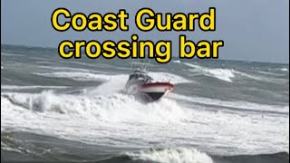 Coast Guard boat Crossing bar [upl. by Avitzur]